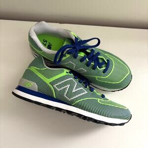 New Balance 574 Woven Green Blue Men's Tennis Shoes 9 ML574GB